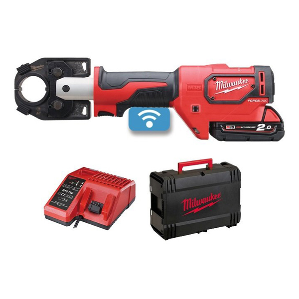 Акумулаторна машина за кримпване MILWAUKEE M18HCCT-201C / 4933451194 Акумулаторна машина за кримпване MILWAUKEE M18HCCT-201C / 4933451194